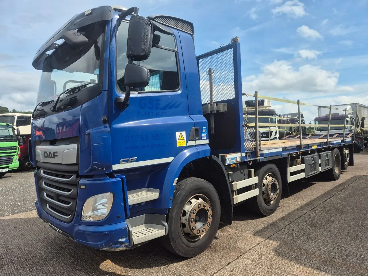 2018 Daf CF450 8x2 Andover Cheesewedge Plant Lorry - Image 1