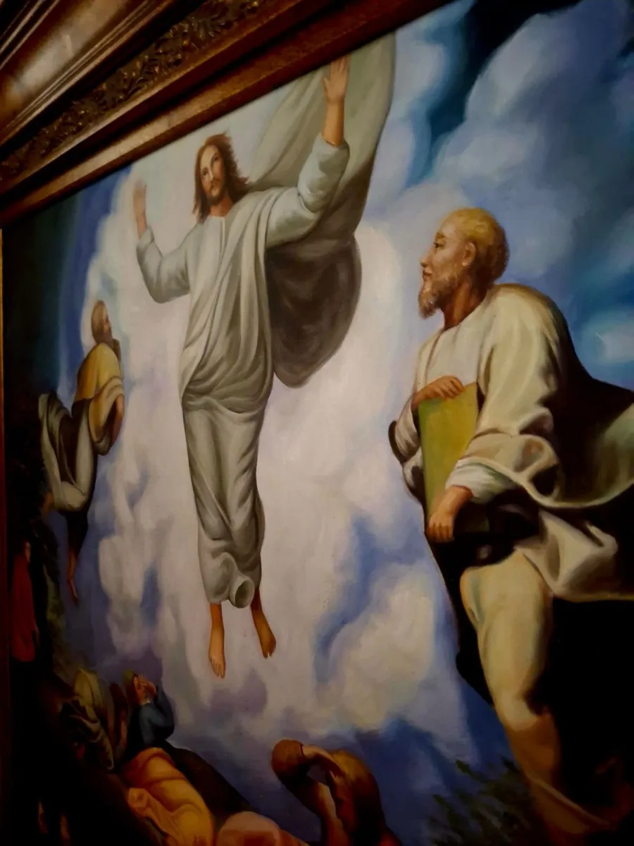 Magnificent 19th-Century Classical Religious Oil . - Image 3