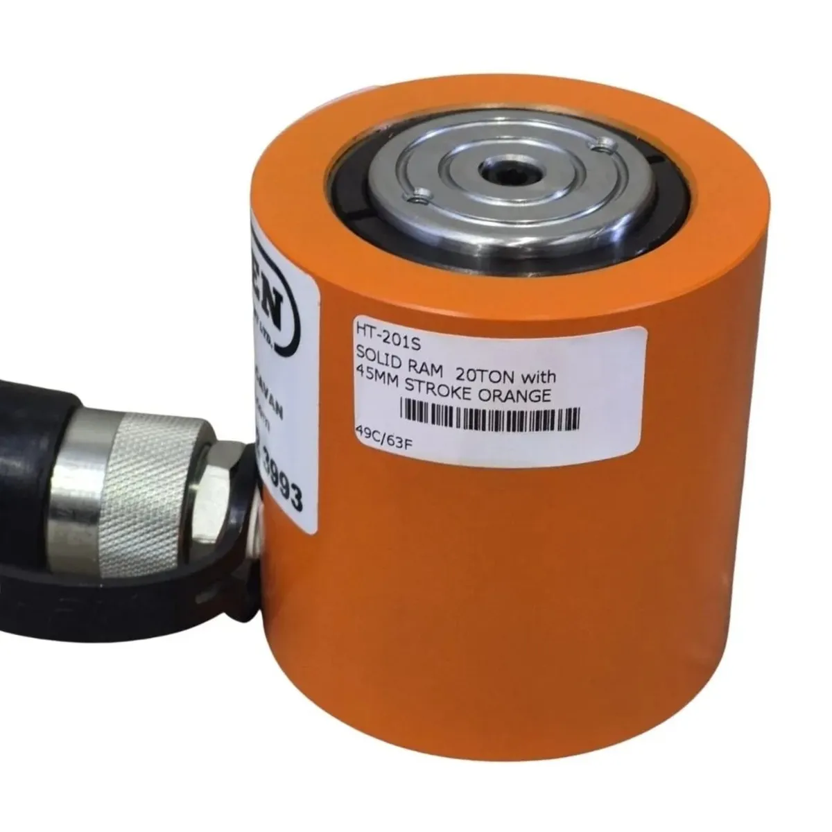 Solid Hydraulic Ram with 45 mm Stroke 20-tonne - Image 4