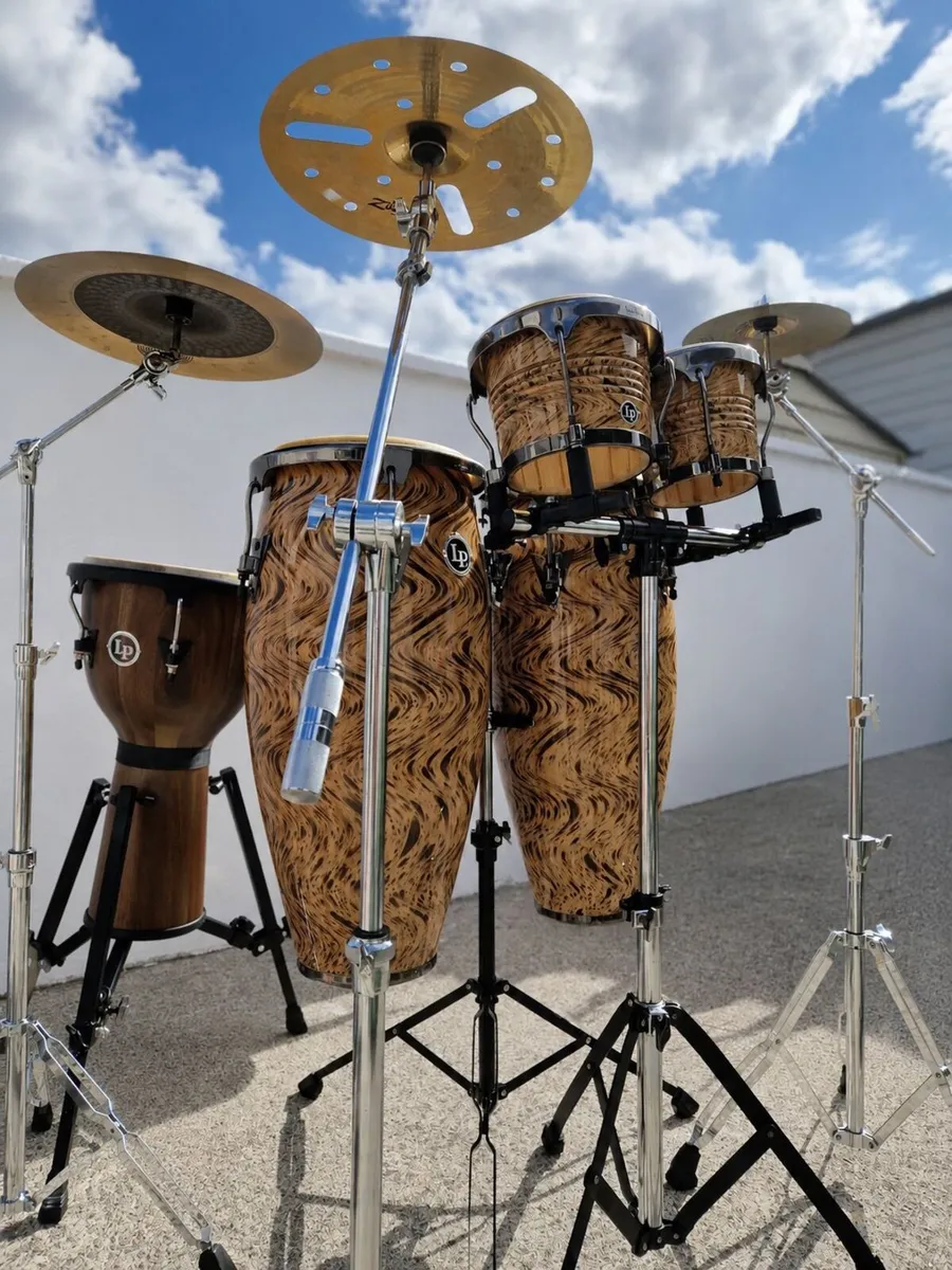 LP Congas, Bongos, Djembe + Zildjian/Sabian Cymbal - Image 1