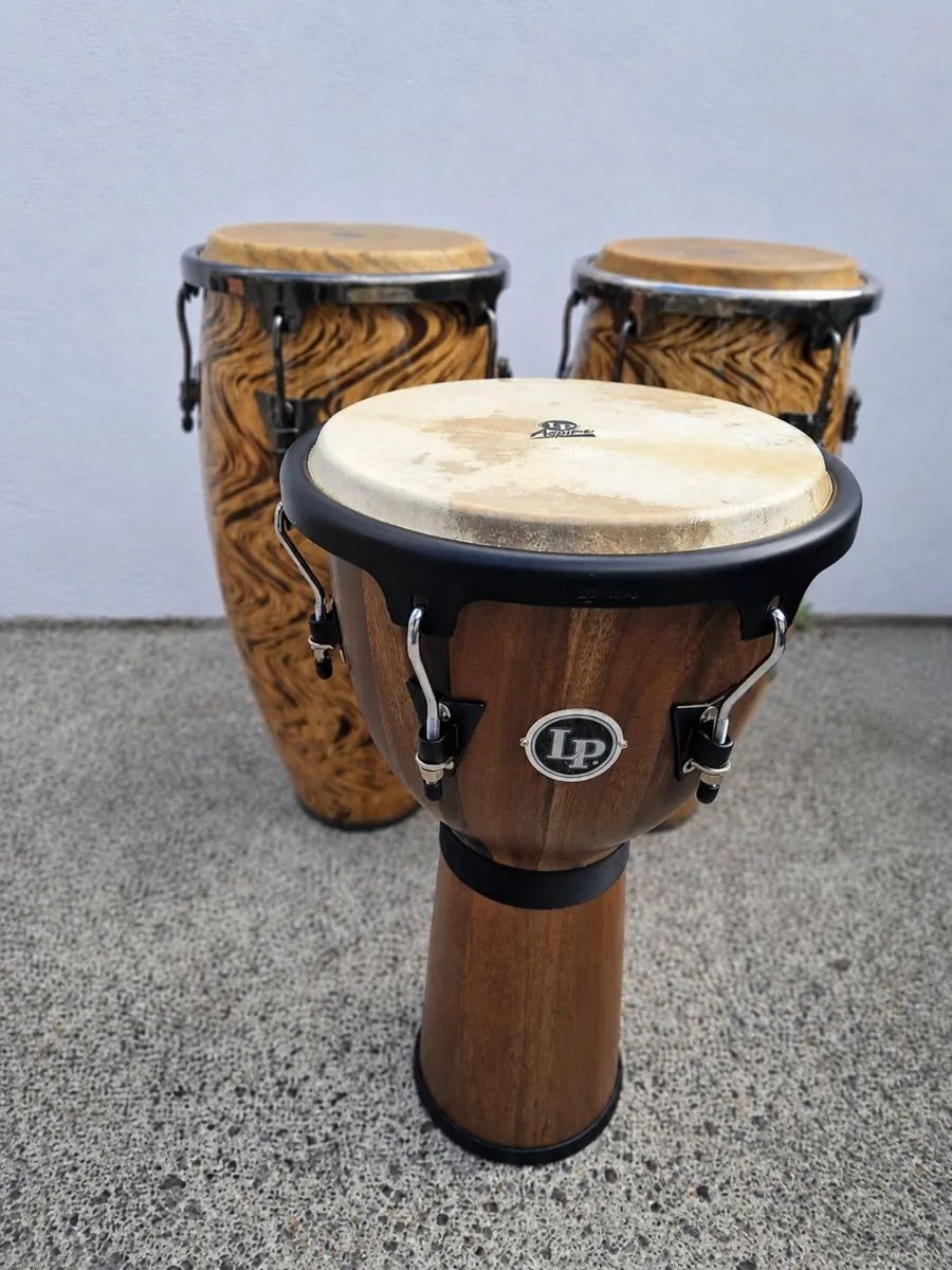 LP Congas, Bongos, Djembe + Zildjian/Sabian Cymbal - Image 2