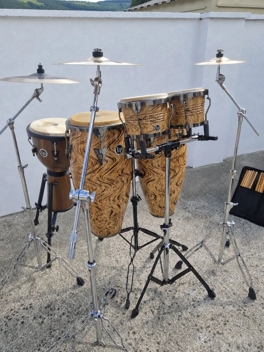 LP Congas, Bongos, Djembe + Zildjian/Sabian Cymbal - Image 3