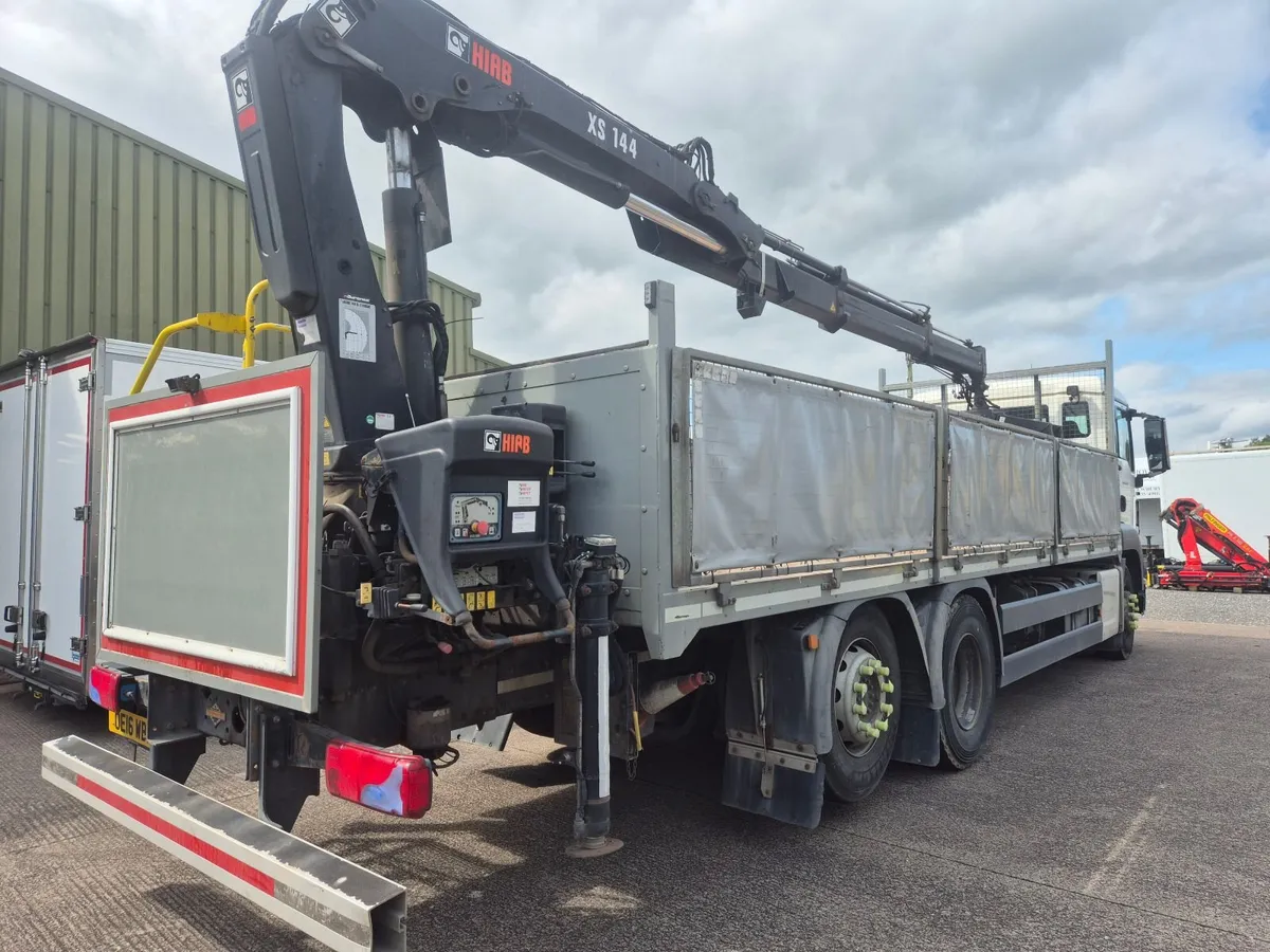 2016 MAN 26.360 6x2 HIAB 2 ext 14ton crane - Image 4