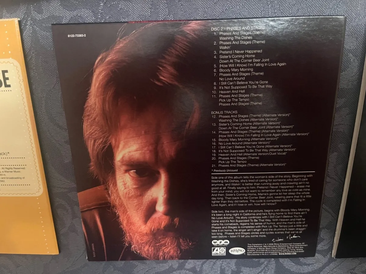 Willie Nelson "Atlantic Sessions" 2006 CD Boxset - Image 2