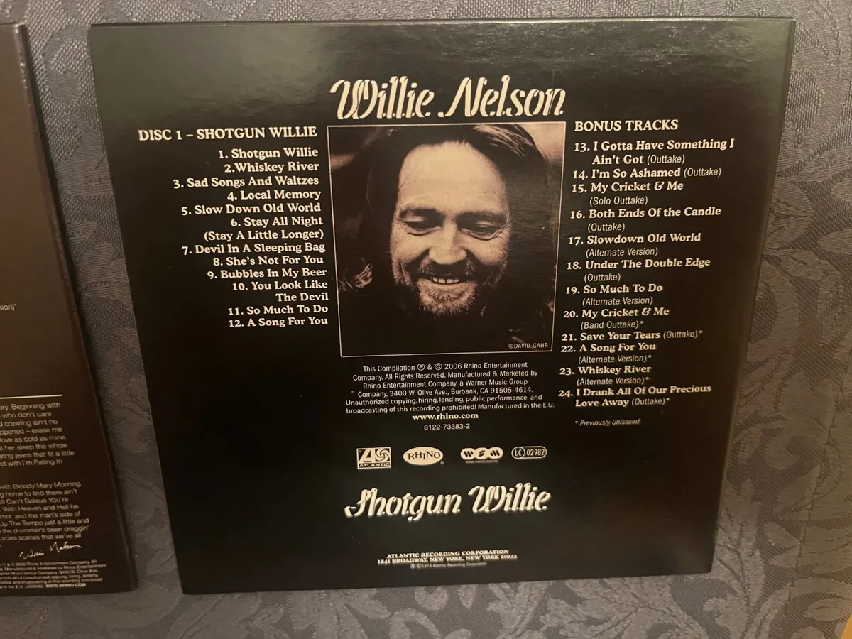 Willie Nelson "Atlantic Sessions" 2006 CD Boxset - Image 3