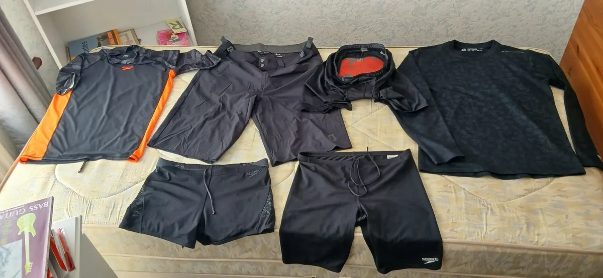 Mans Cycling  and swimming gear. - Image 1