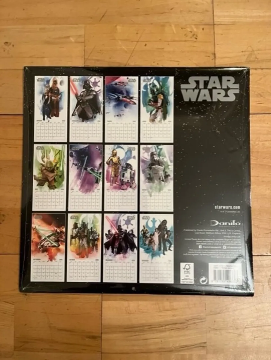 Star Wars Calendar + A5 Premium Note Book - Image 2