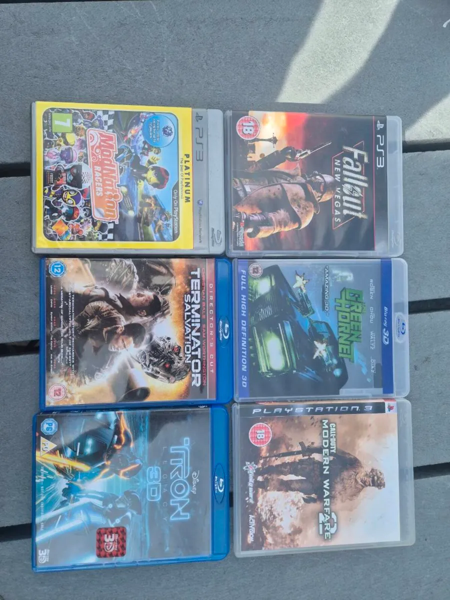 Blue ray video & ps3 games - Image 1