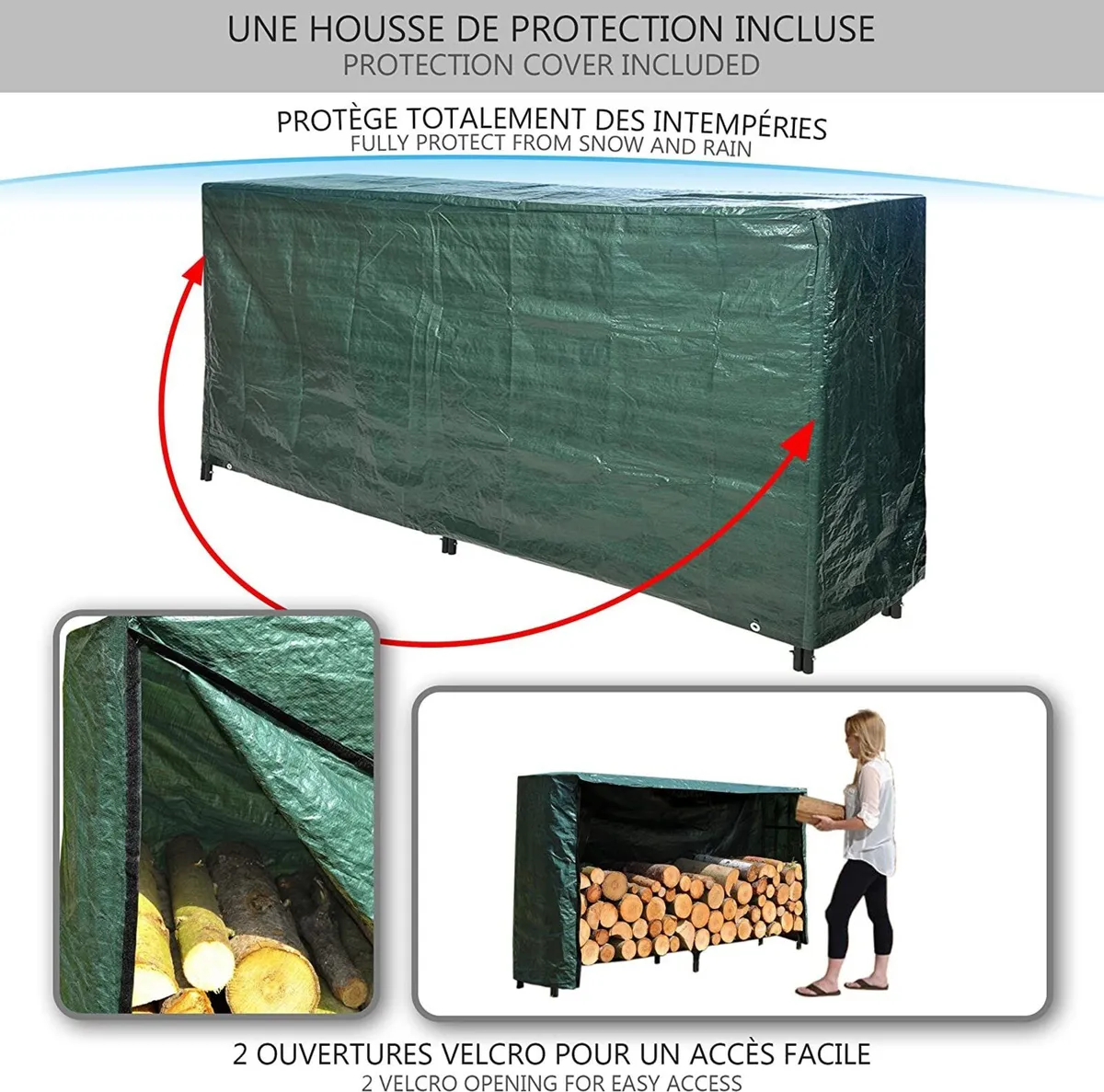 Outdoor Metal Firewood Rack ..Free Delivery - Image 3