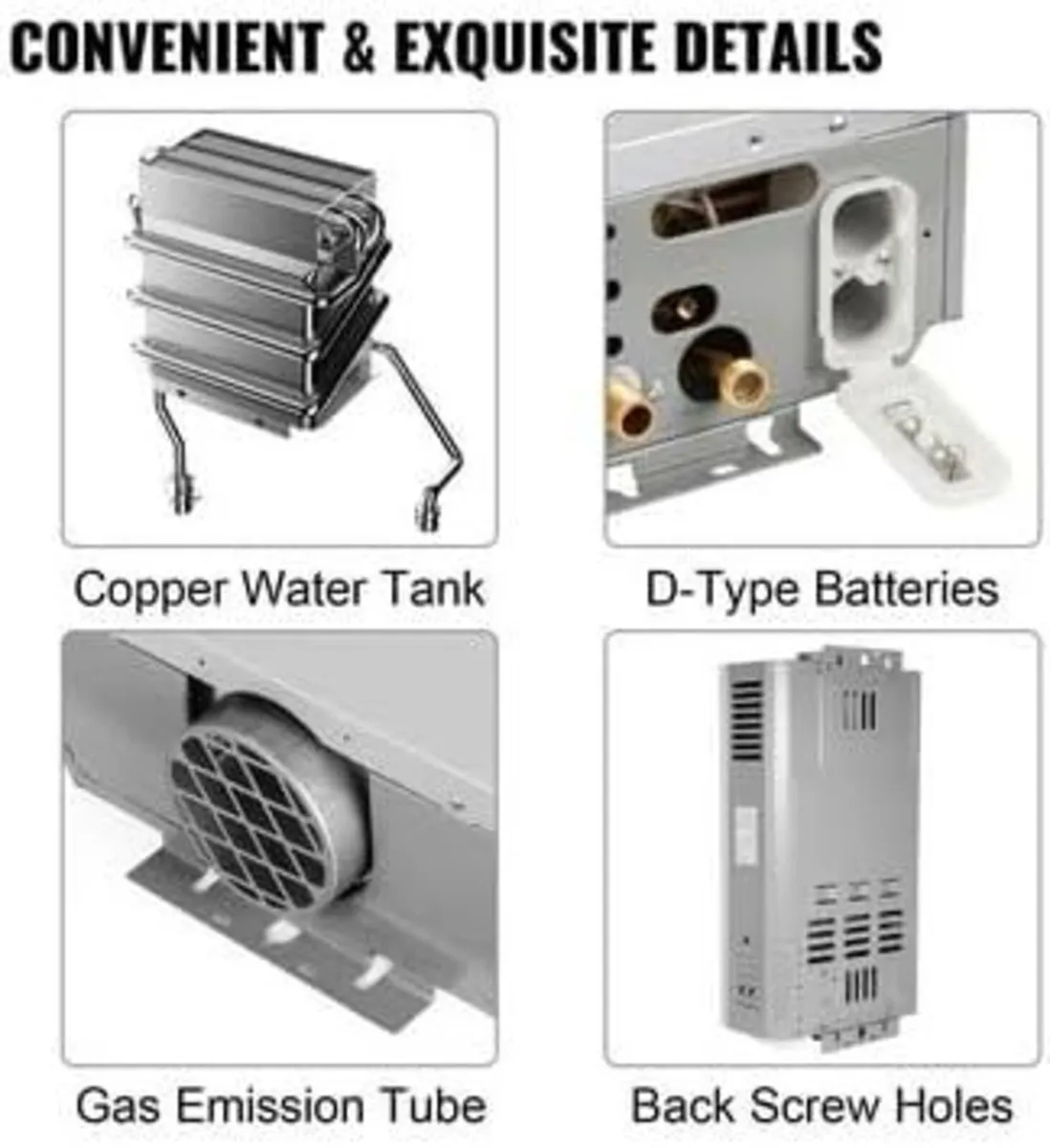 18L Propane Tankless Water Heater Fast Heating - Image 4