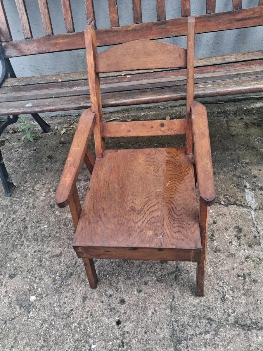 1960's Homemade Child's Chair - Image 1