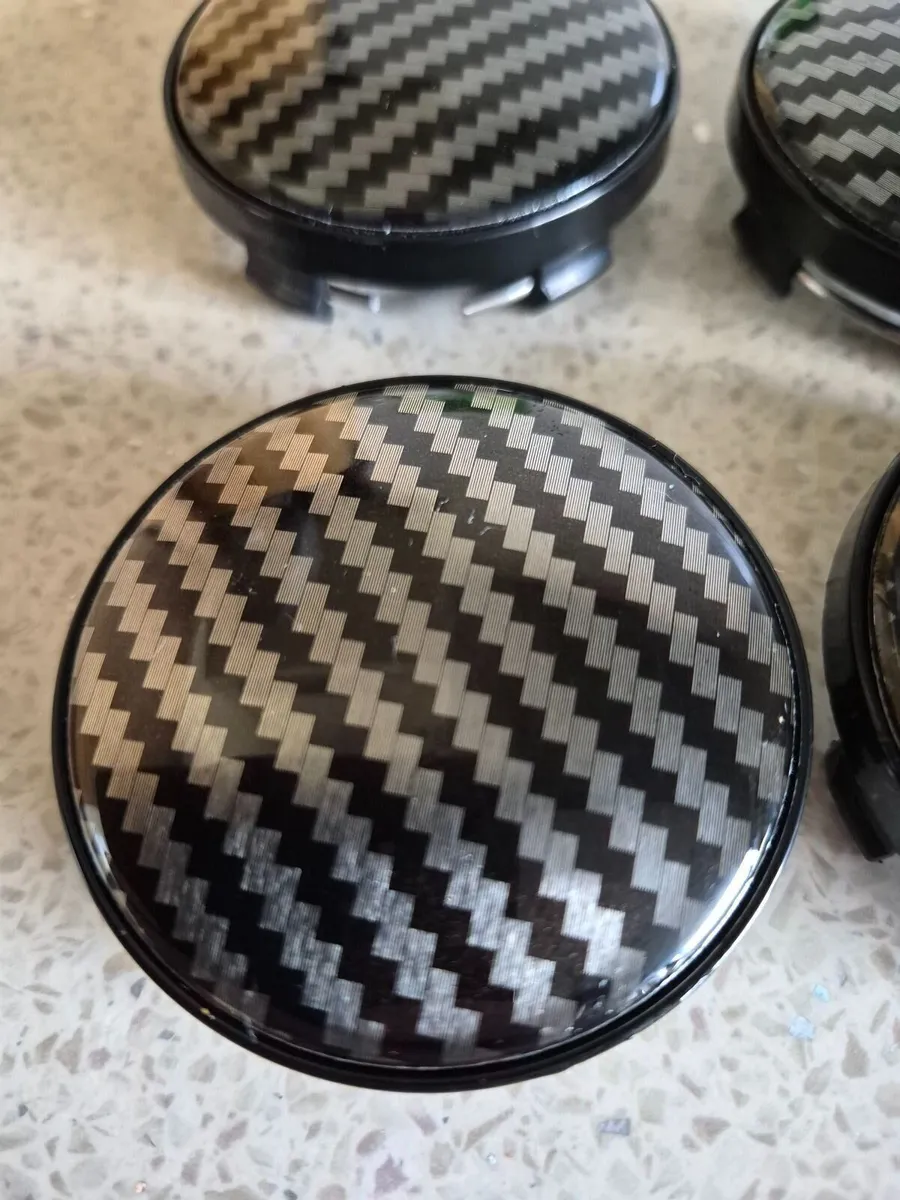 Carbon fibre centre caps - FREE POST - Image 4