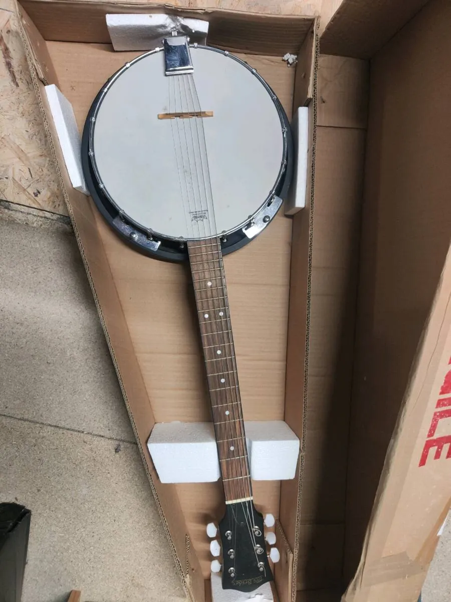 Mcbrides 6 String Banjo Guitar - Image 2