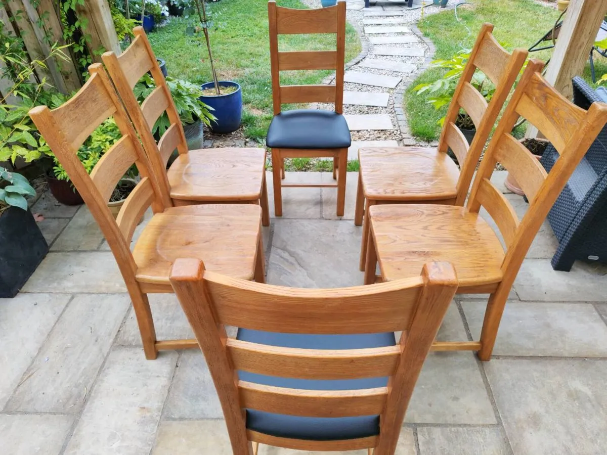 6 kitchen dining chairs - Image 3