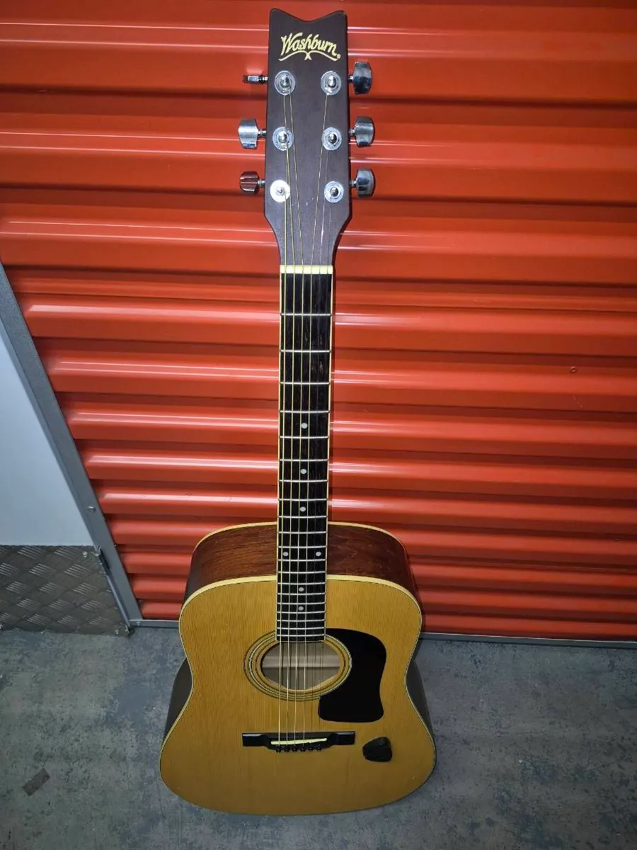 Washburn D8 Dreadnought Acoustic Guitar - Image 2