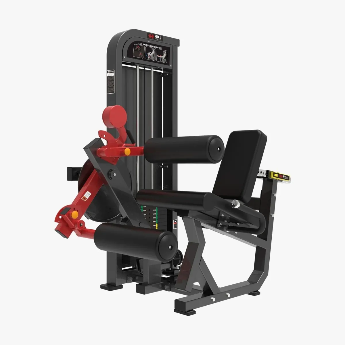 Dual Leg Extension  Curl Machine - Weights Gym - Image 1