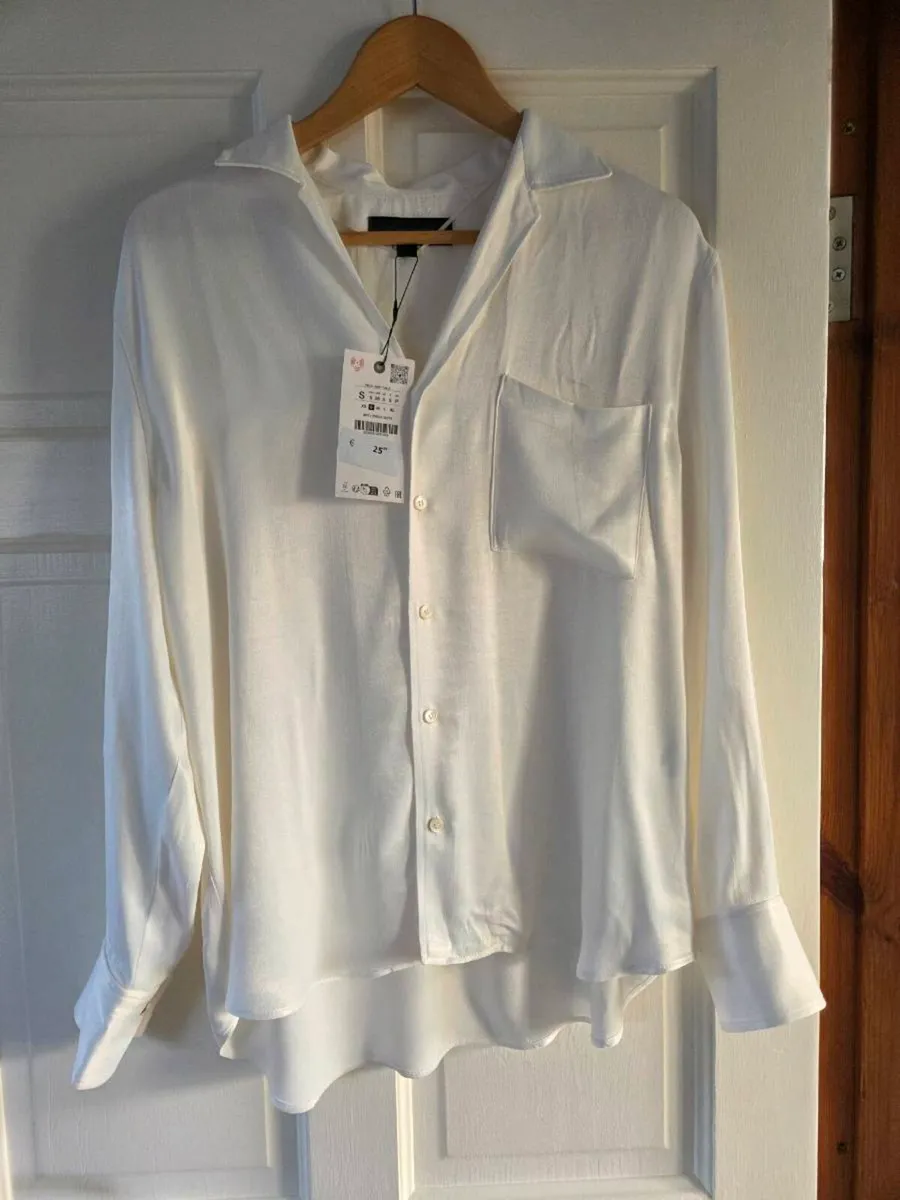 Zara New Cream Blouse - Image 1