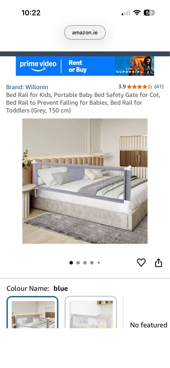2 bed rails - never used - Image 2