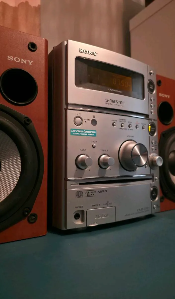 Sony CMT-CPZ1 Retro CD Player and Cassette Player - Image 1
