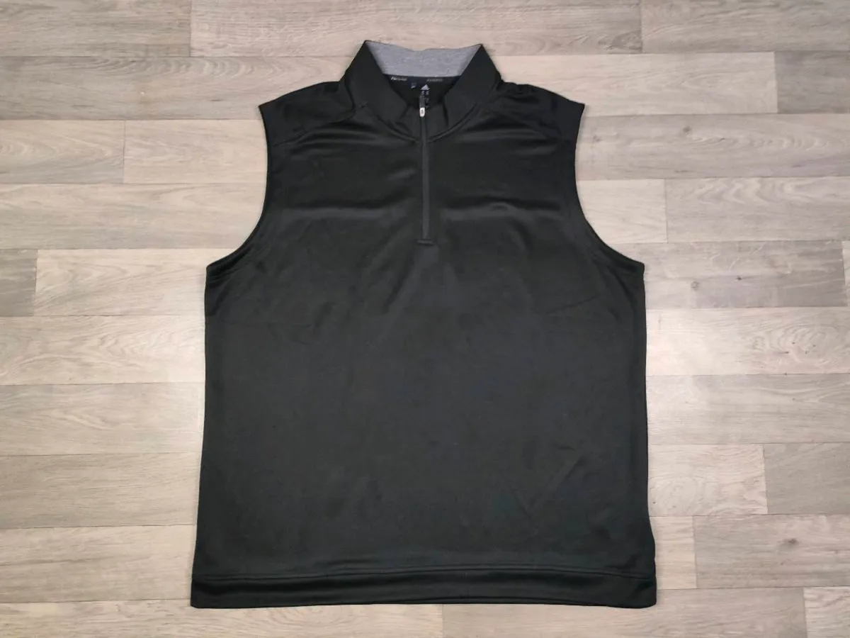Adidas Half Zip Golf Vest Gilet Mens XXL - Image 1