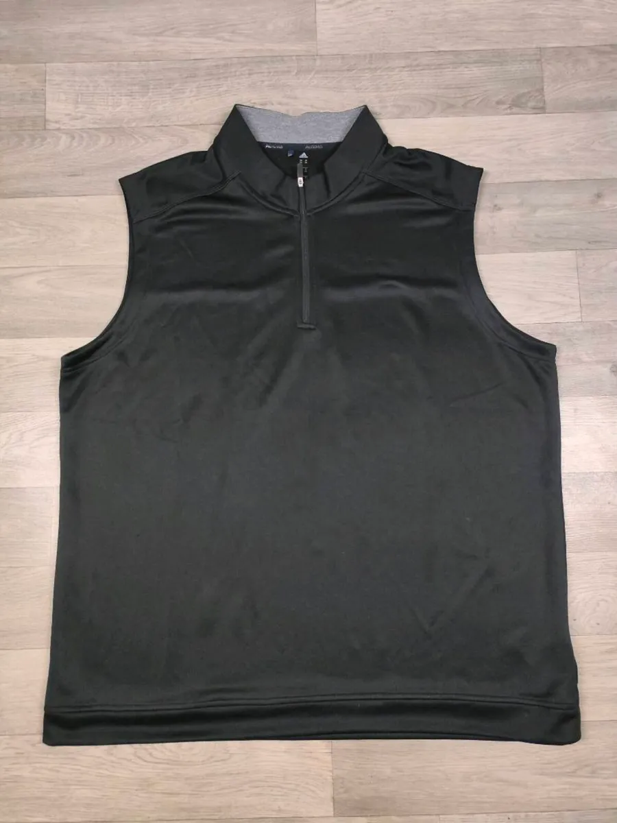 Adidas Half Zip Golf Vest Gilet Mens XXL - Image 2