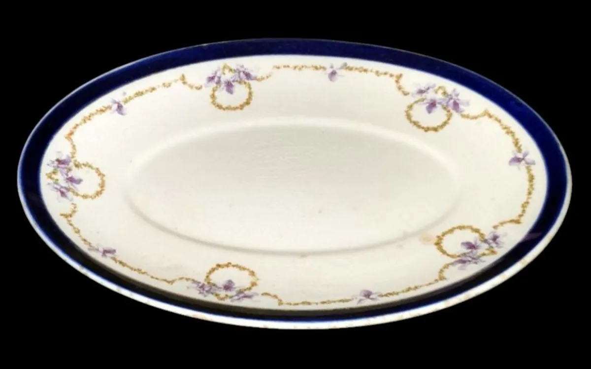 Vintage Wedgwood & Co Small Oval Serving Platter - Image 4