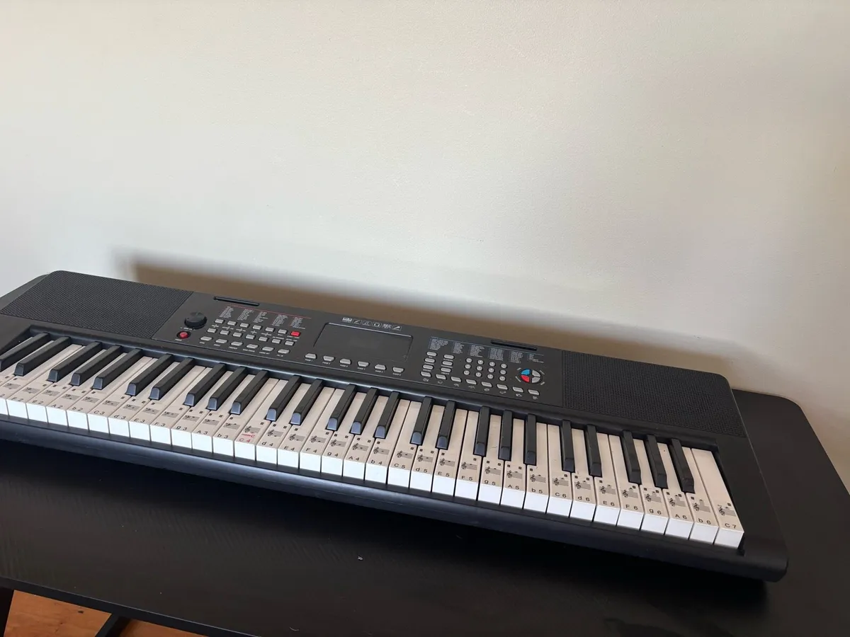Electronic Piano Keyboard 61 Keys Black - Image 2
