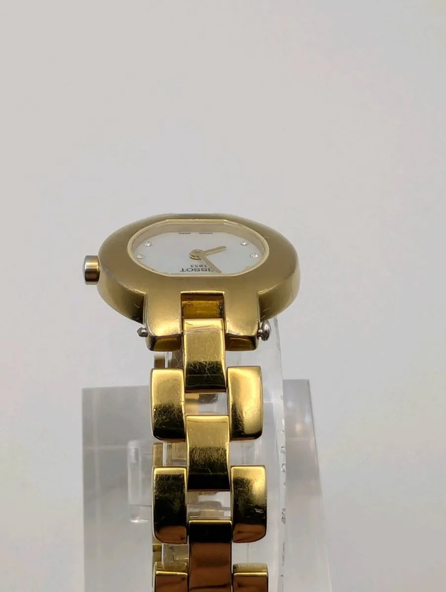 Tissot 1853 Ladies Gold Tone Swiss Quartz Watch - Image 4
