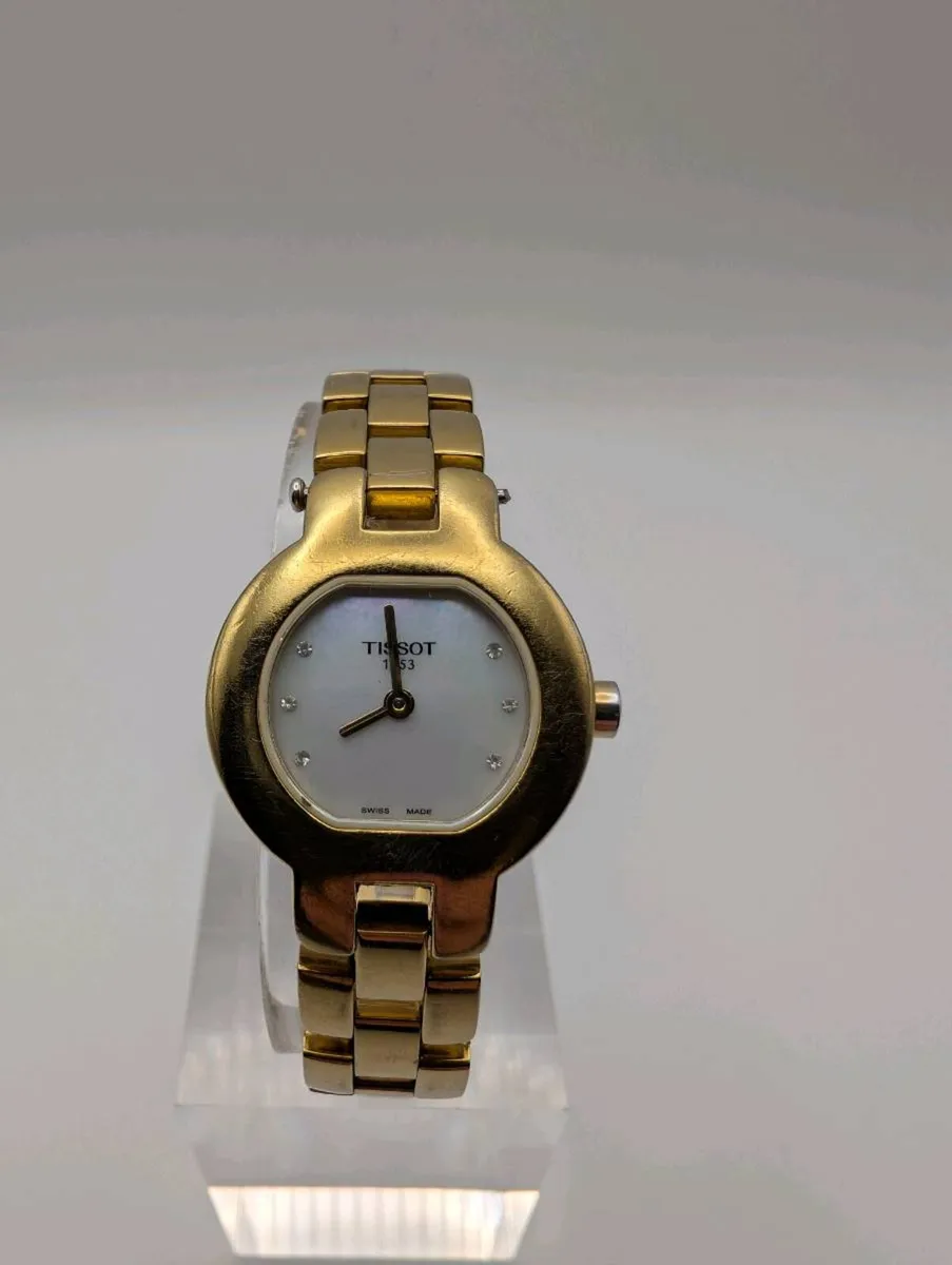Tissot 1853 Ladies Gold Tone Swiss Quartz Watch - Image 2