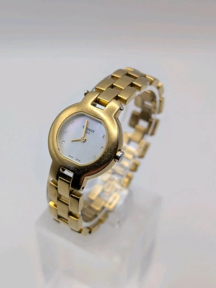 Tissot 1853 Ladies Gold Tone Swiss Quartz Watch - Image 1