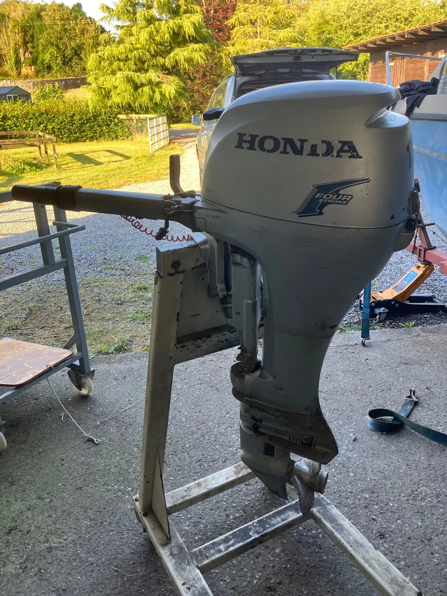 HONDA 10 HP OUTBOARD 4 STROKE TILLER - Image 3