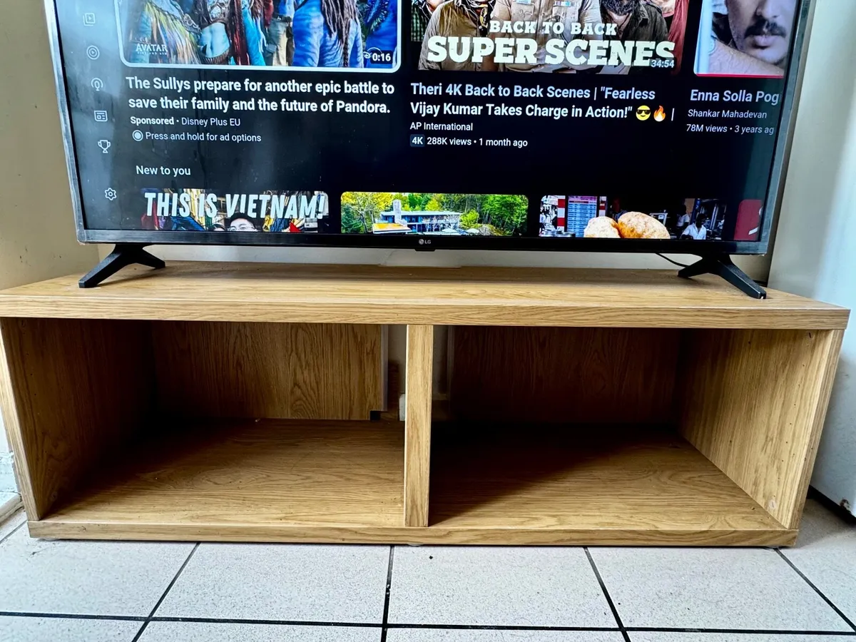 LG 4k 50 smart TV & TV UNIT - Image 2