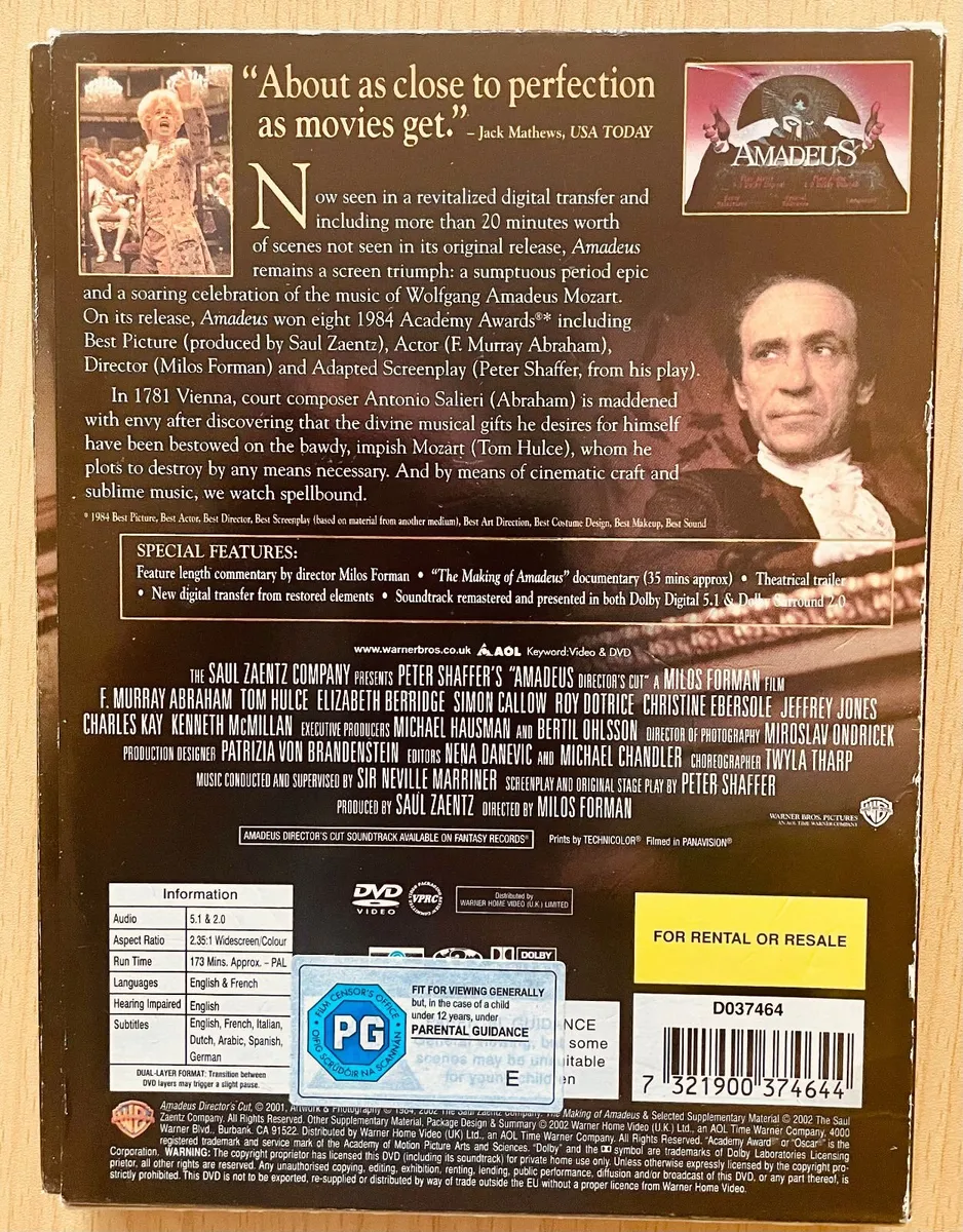Amadeus - Director's Cut (2 Disc Special Edition) - Image 4