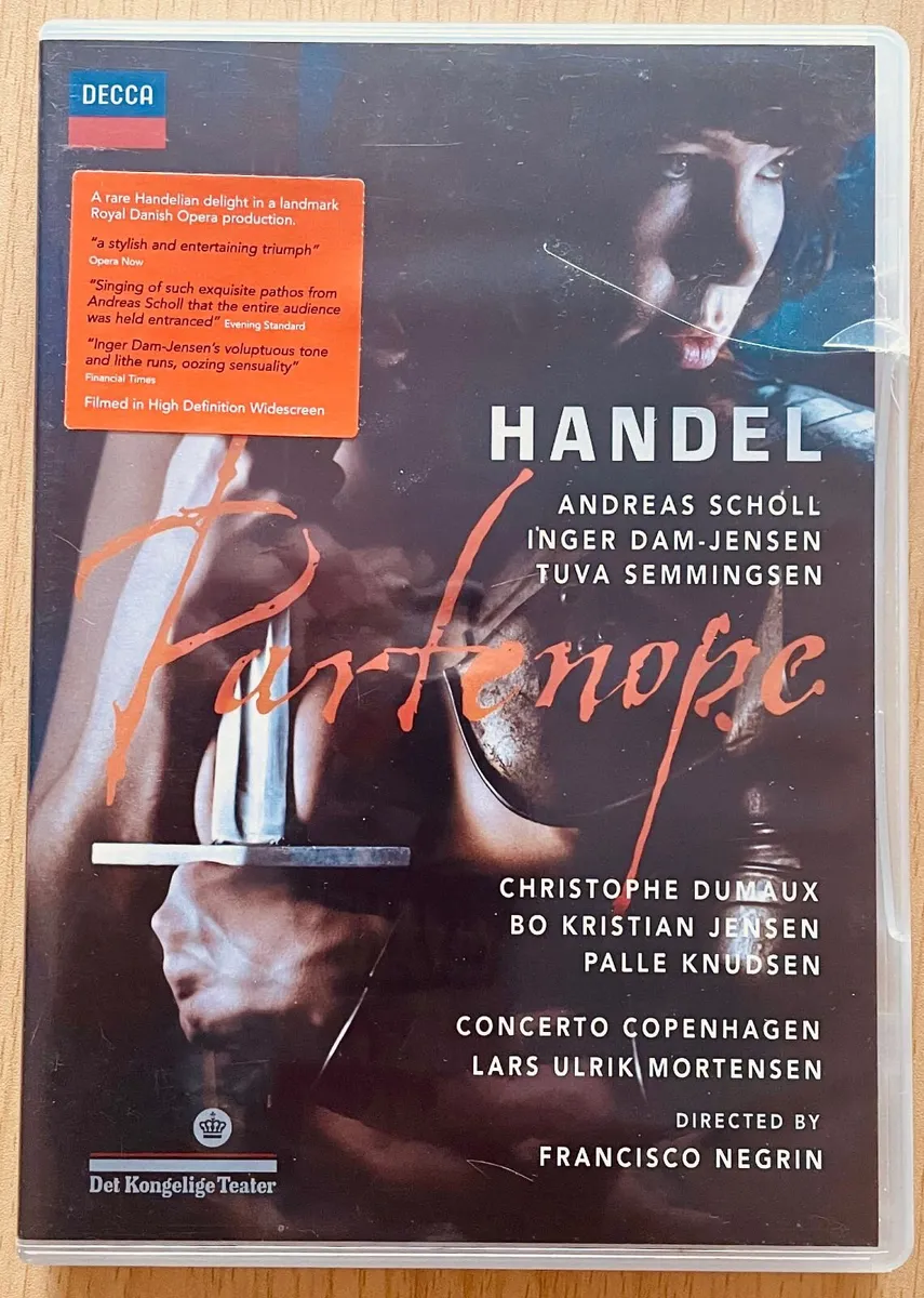 Handel: Partenope (Royal Danish Opera- 2 Dvd Set) - Image 1