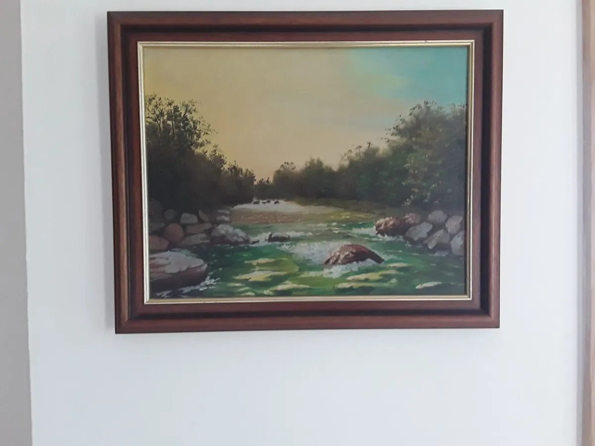 Lovely large painting - Image 1