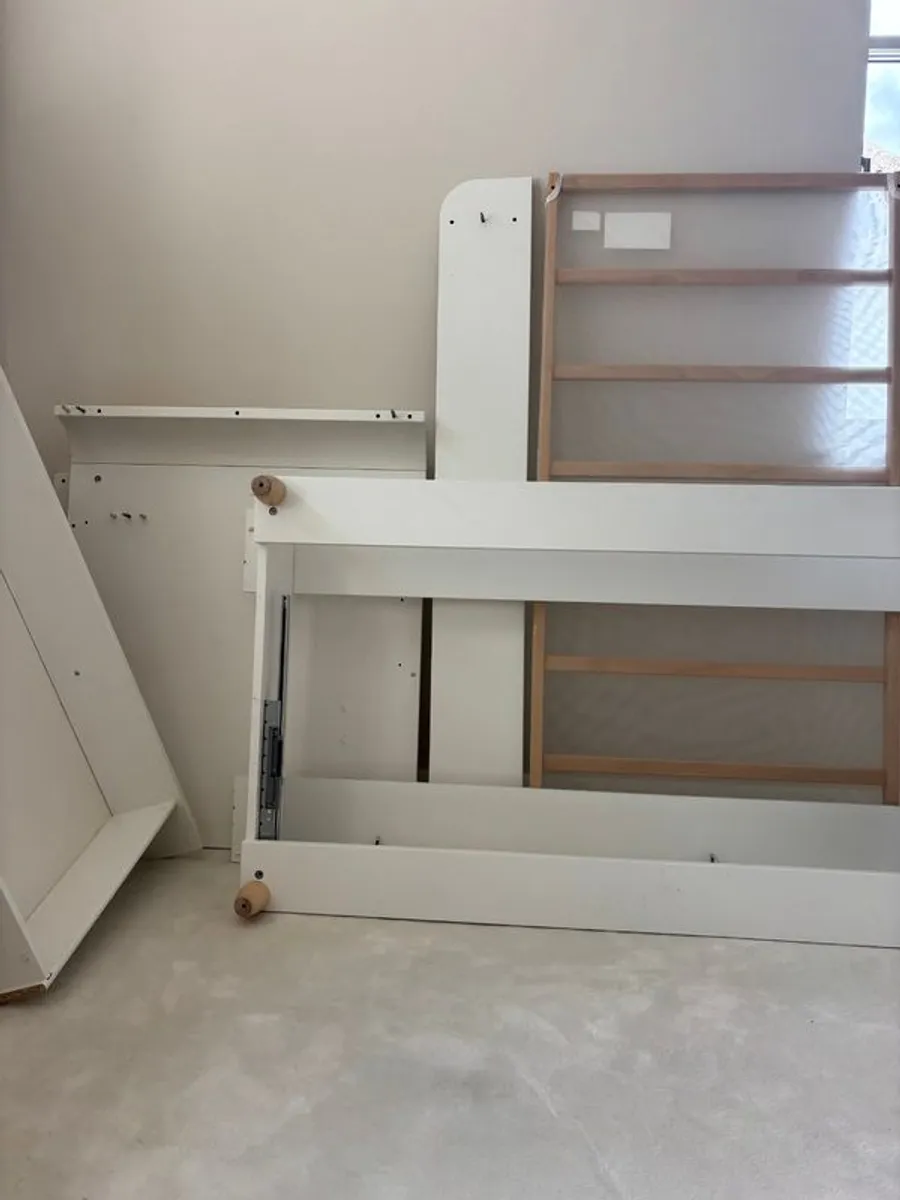 IKEA MYLLRA Cot with large drawer in white - Excellent Condition - Image 4