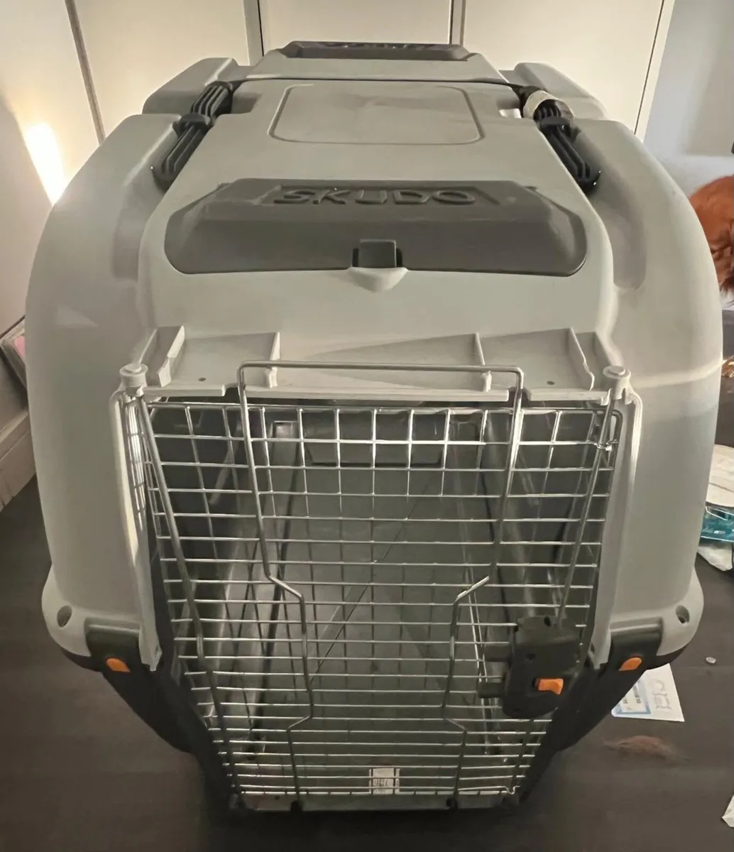 Skudo 6 IATA Dog Travel Crate Like New - Image 2