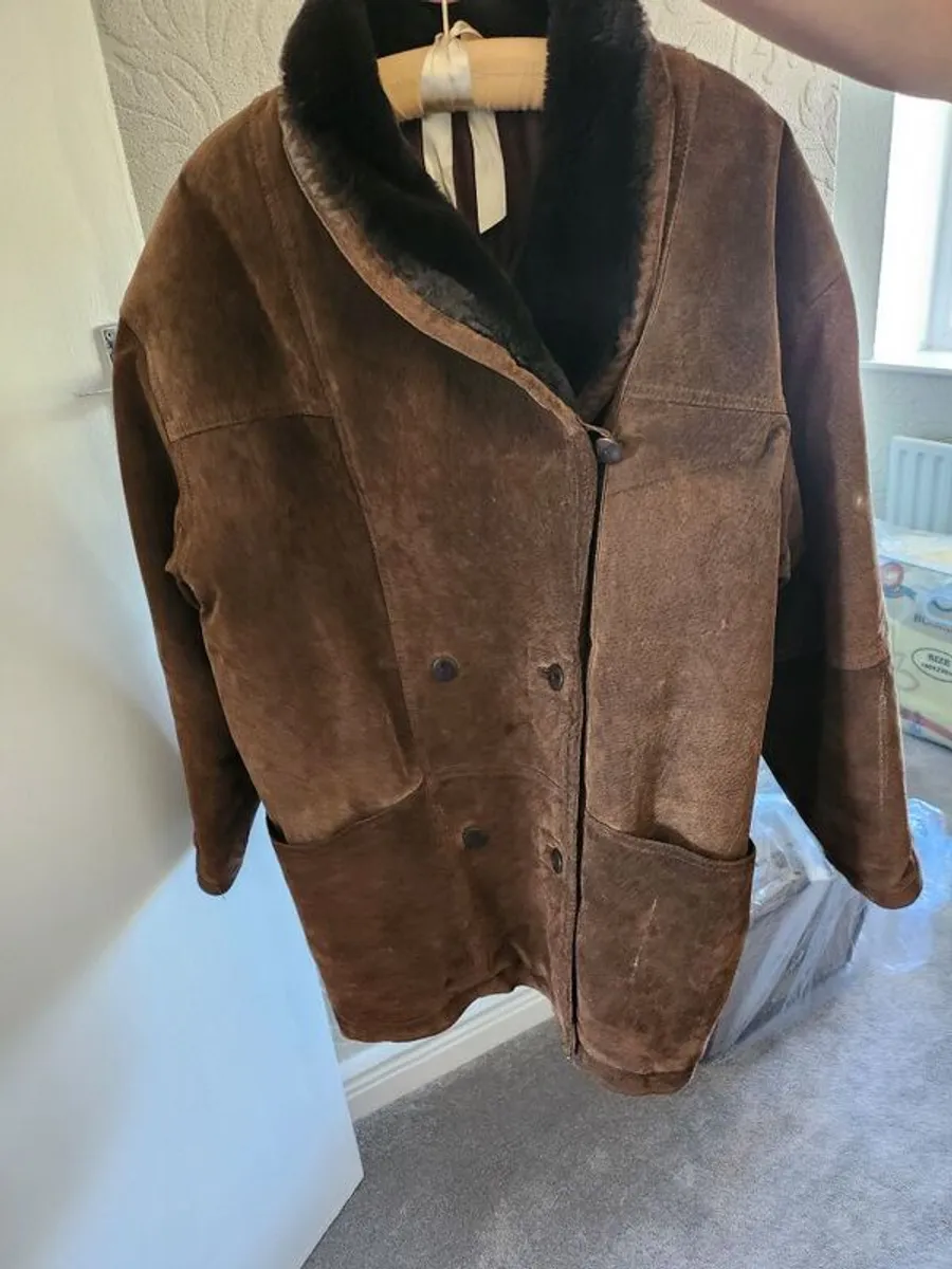 suede coat - Image 1