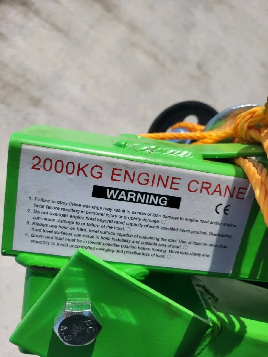Engine crane hoist - Image 2
