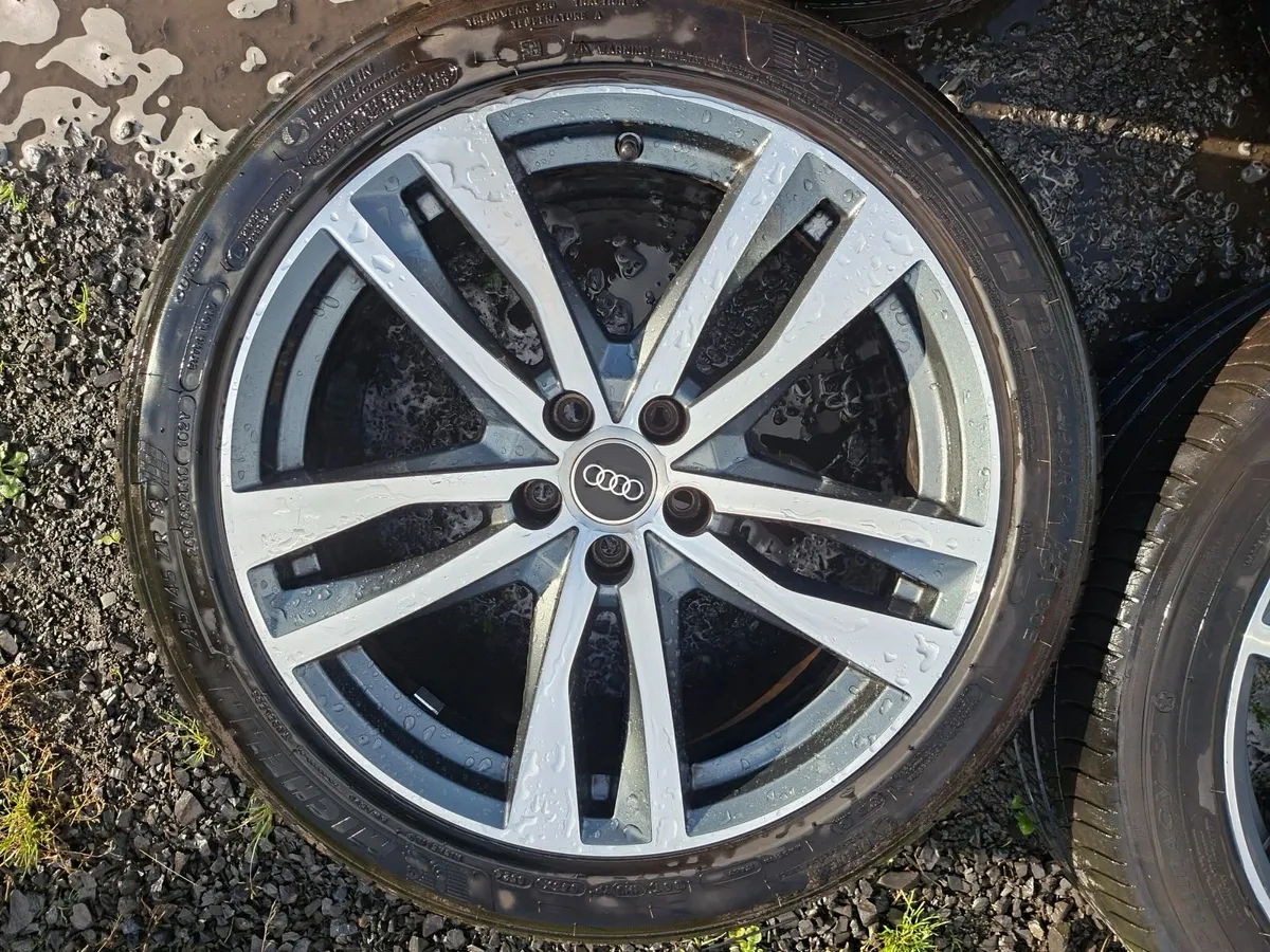 19" Genuine Audi A6 S Line Alloys with tyres - Image 3