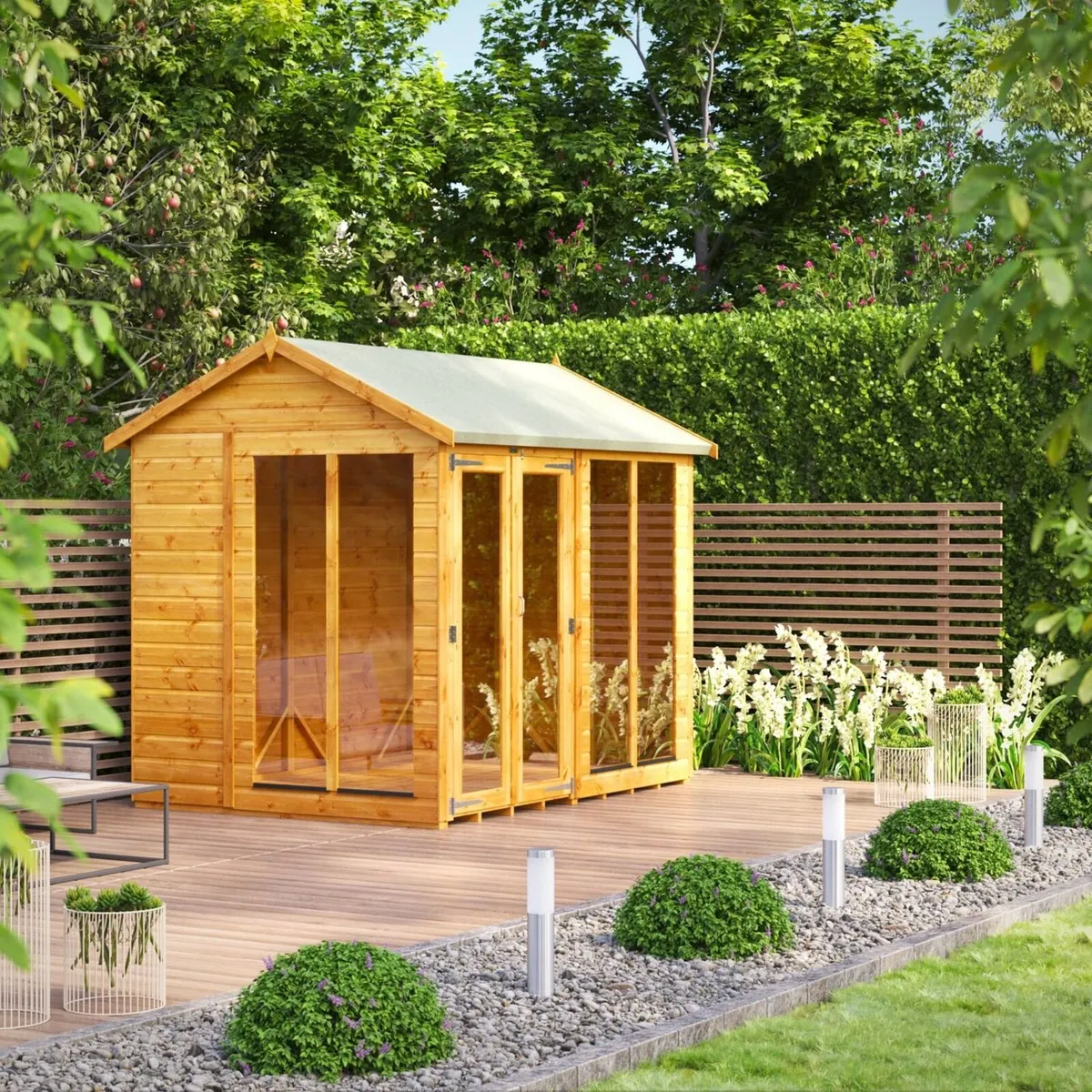 🏡 8x6 Deluxe Apex Garden Summerhouse – IN STOCK - Image 2