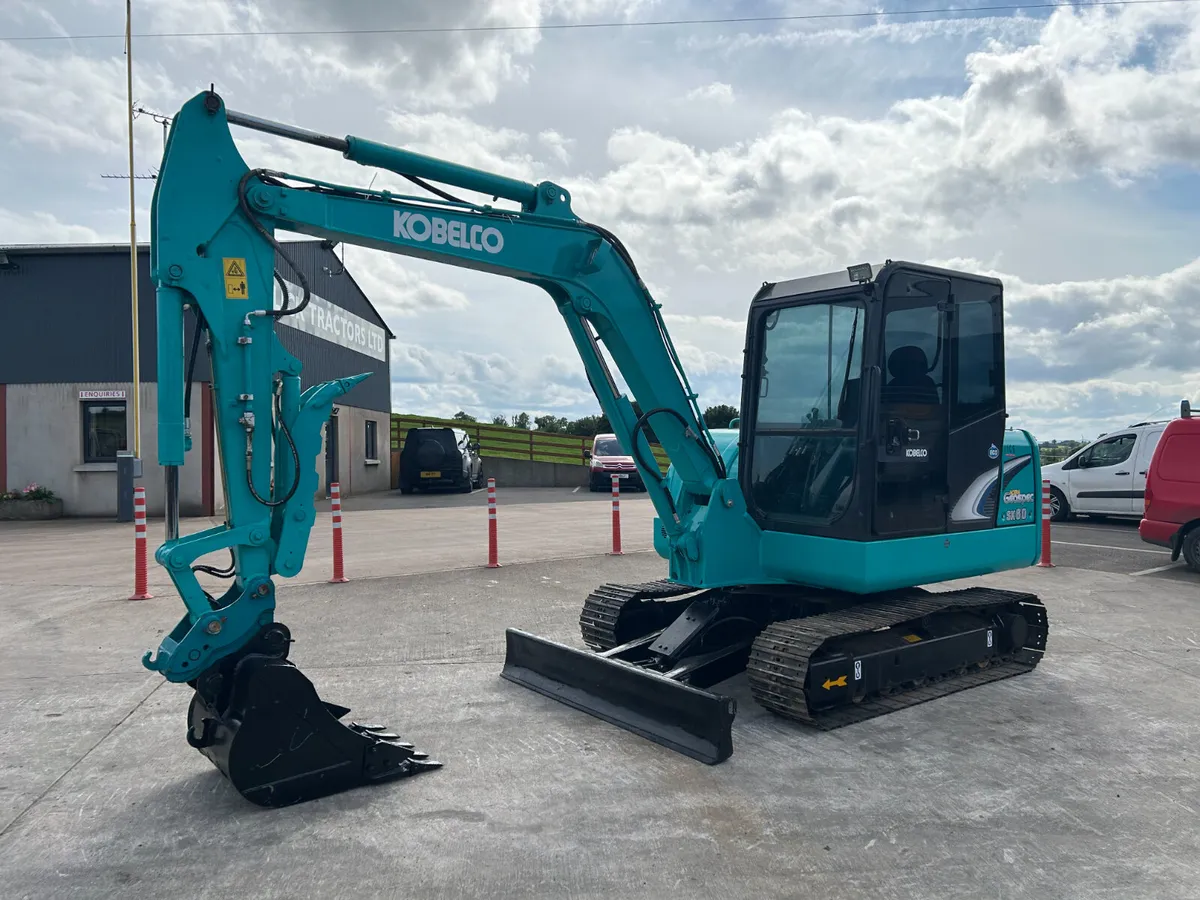 2018 Kobelco SK 60-8 C/W Thumb Grab - Image 4