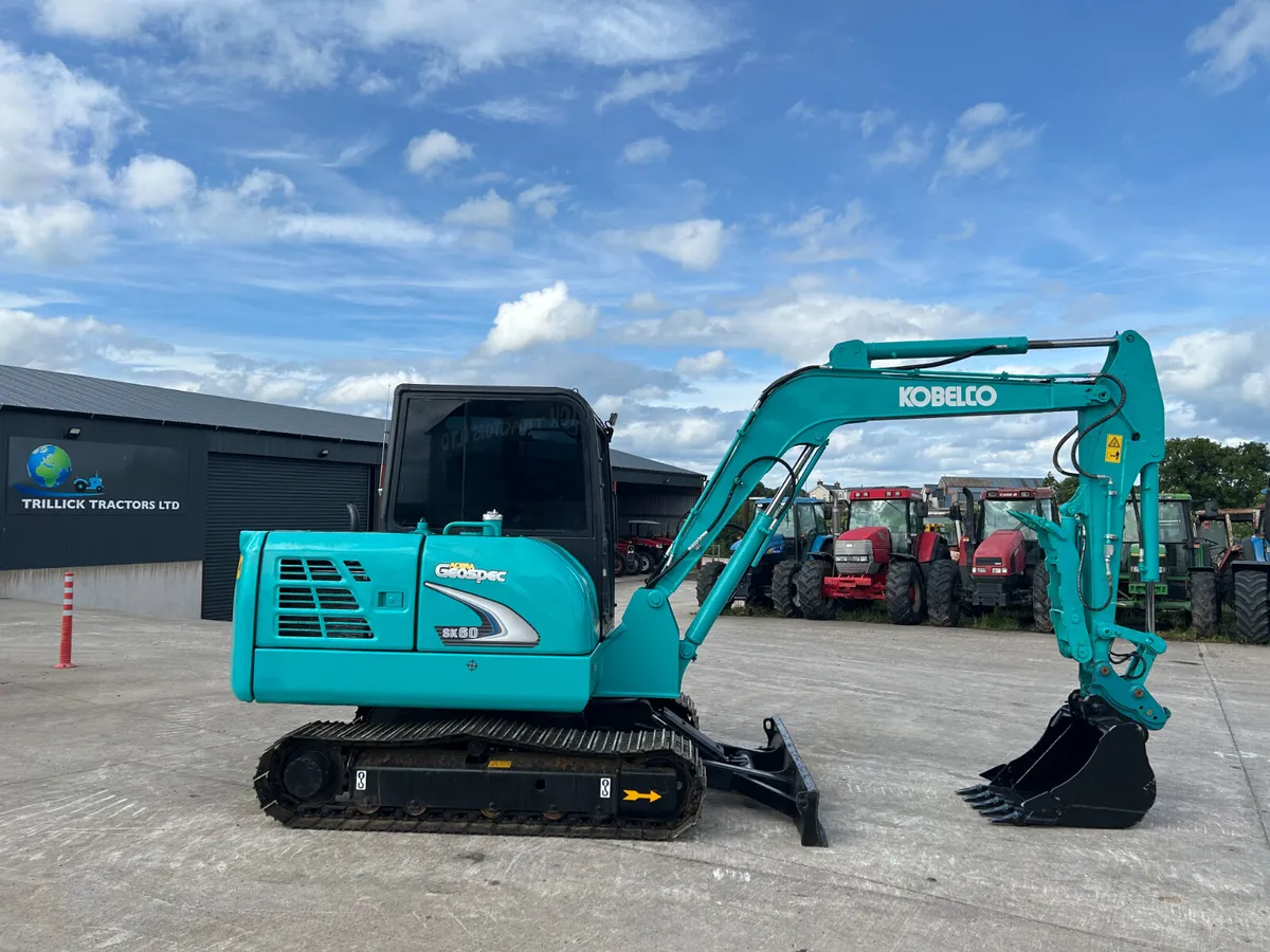 2018 Kobelco SK 60-8 C/W Thumb Grab - Image 1