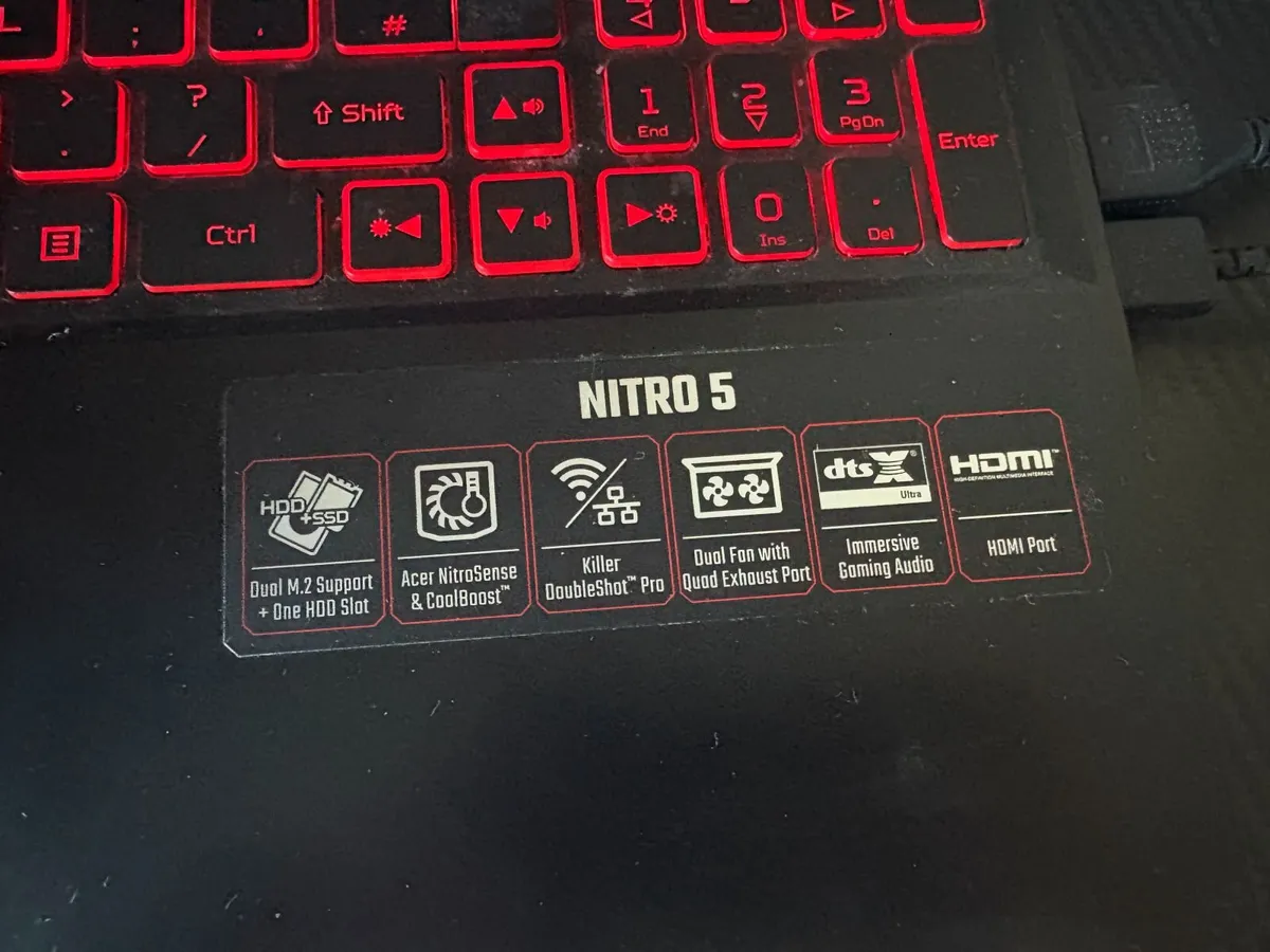 Acer Nitro 5AN515-57 Gaming Laptop - Image 2