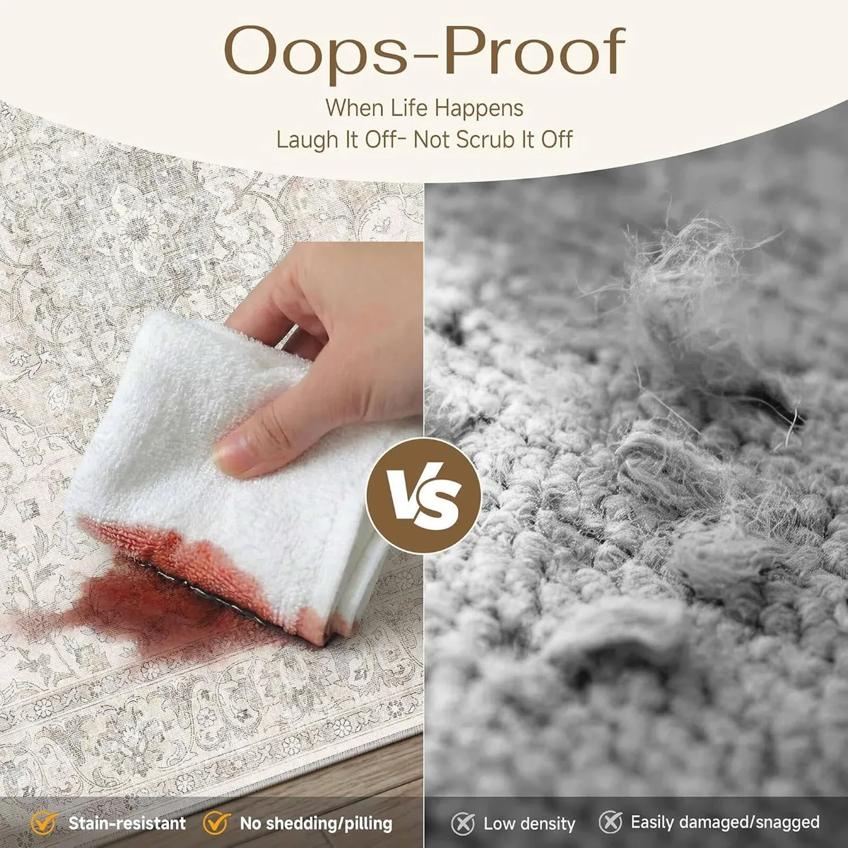 Washable Large Rug for Living Room Soft - Image 4