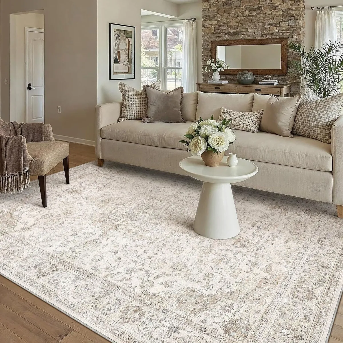 Washable Large Rug for Living Room Soft - Image 1