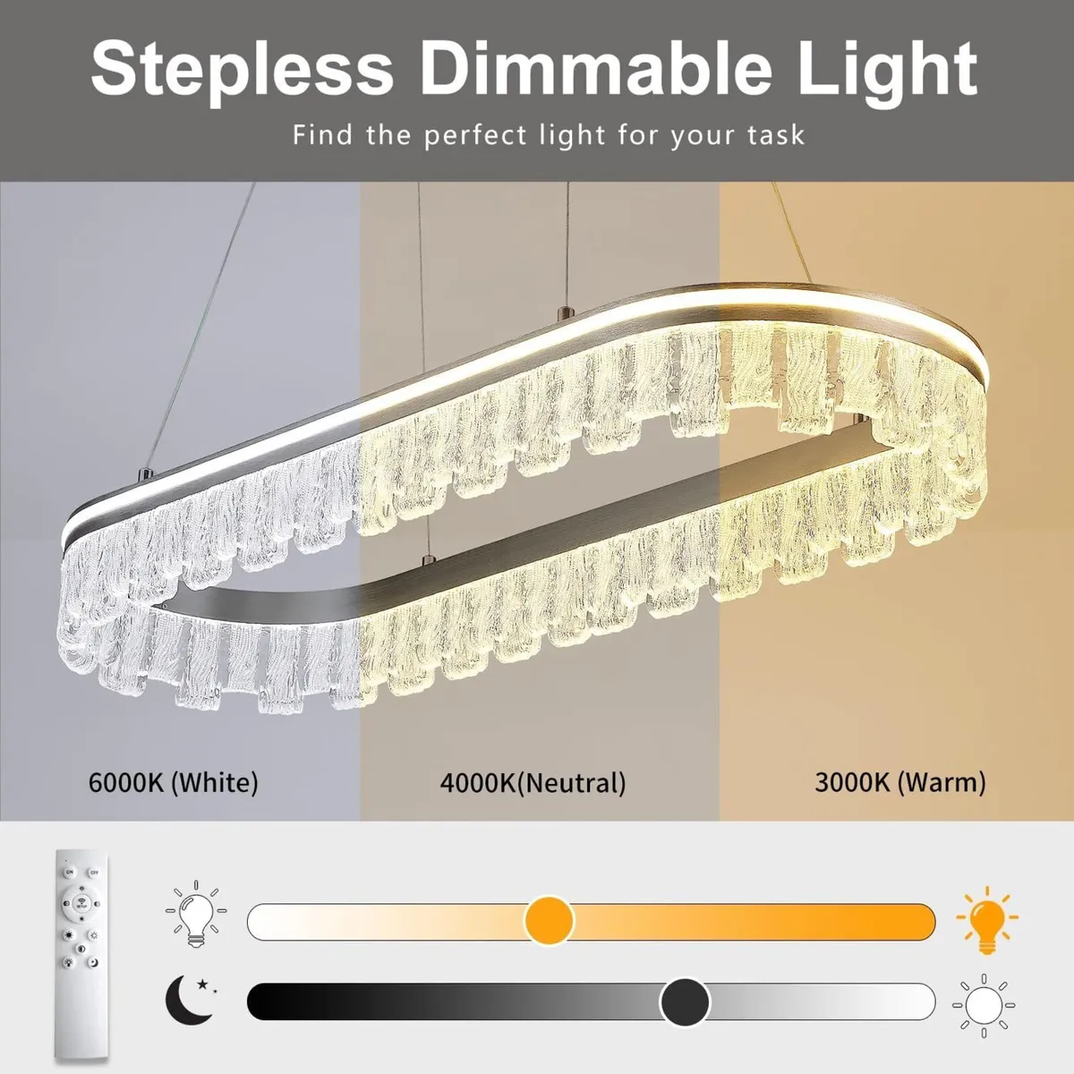 Modern Pendant Lights Kitchen Island Dimmable LED - Image 4
