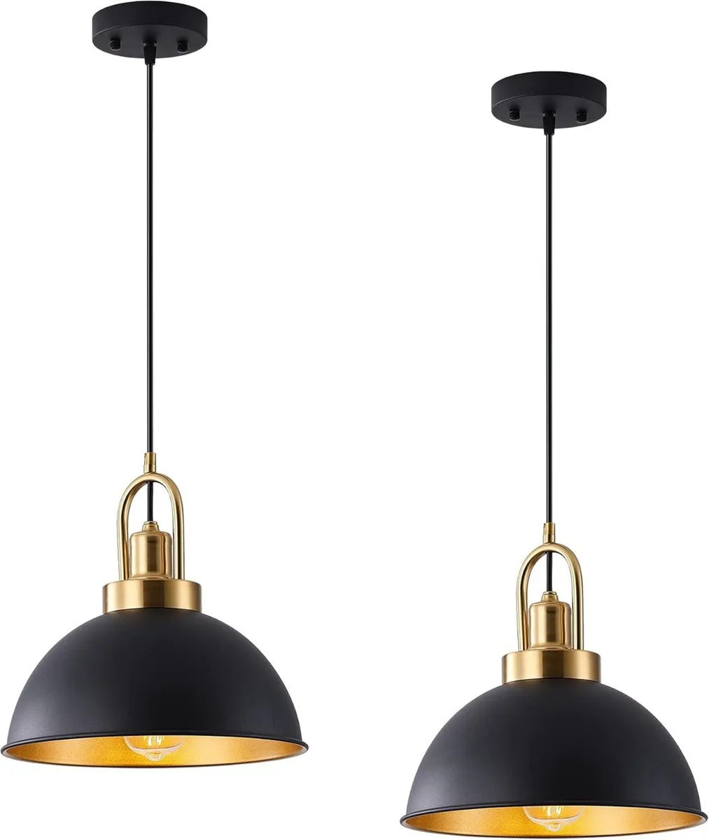Pendant Ceiling Lights with Finish Kitchen Island - Image 1