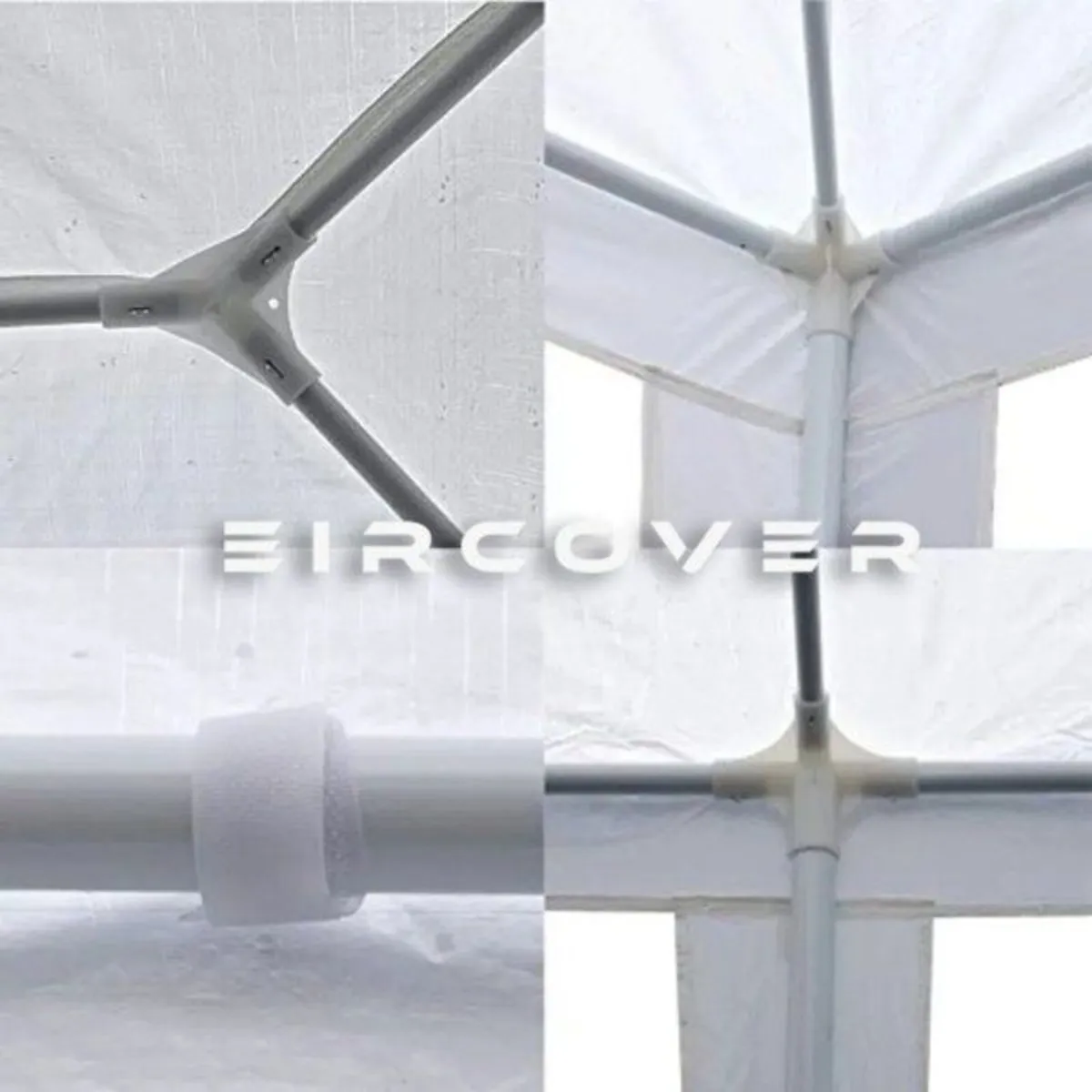 Gazebo Canopy  Party Tent  3m x 6m White - Image 3