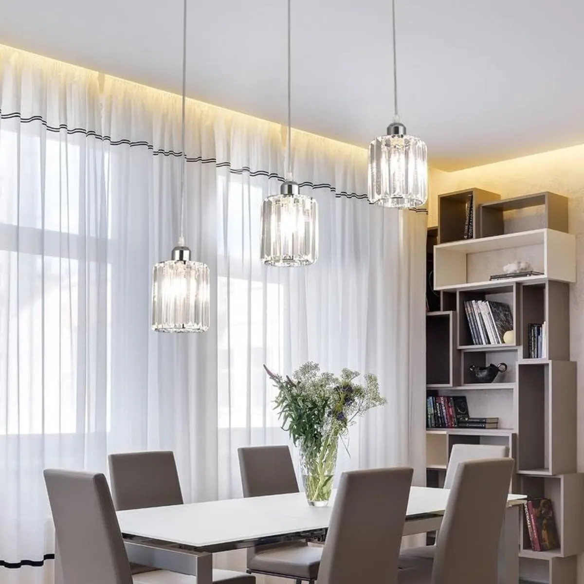Ceiling Light Battery Operated Pendant Wireless - Image 3